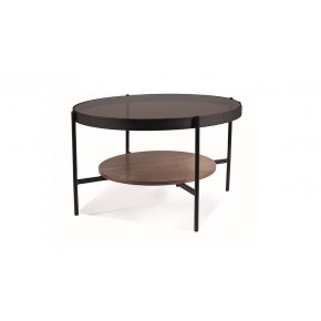 Стол журнальный SIGNAL PRIMA B орех/черный мат 74